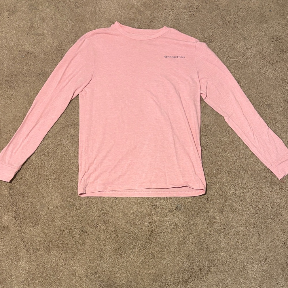 Vineyard Vines Light Pink Long Sleeve Tee